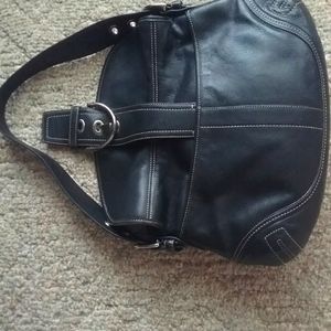 Vintage Coach genuine hobo #9464 black